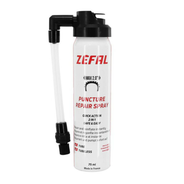 BOMBE ANTI-CRÉVAISON ZEFAL TUBELESS/TUBETYPE PRESTA/SCHRADER