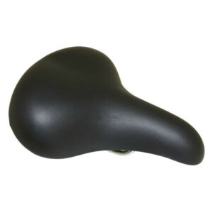 SELLE NEWTON CITY CLASSIC NOIR A RESSORTS ARGENT 260x155mm