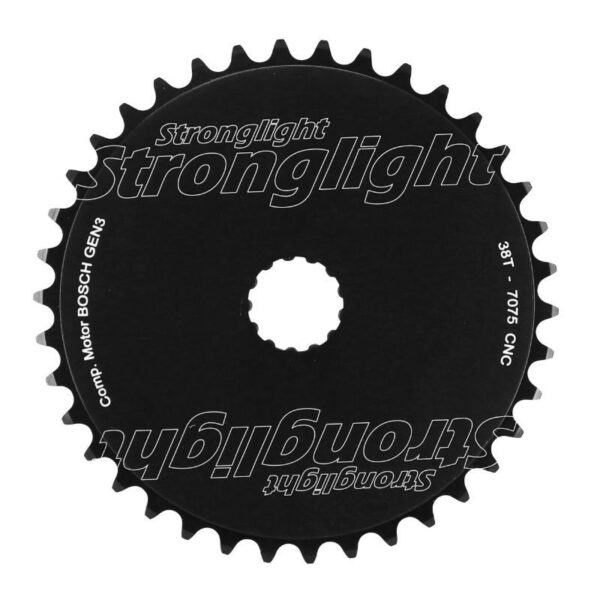 PLATEAU VAE/E-BIKE DIRECT MOUNT POUR BOSCH STRONGLIGHT -3- 38DTS MONO NOIR ALU 7