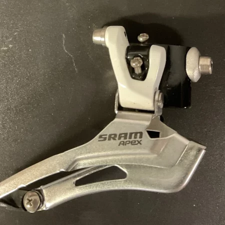 DÉRAILLEUR AVANT SRAM APEX 10V DOUBLE PLATEAU À BRASER BLANC
