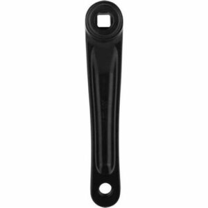 MANIVELLE GAUCHE NOIR CARRÉ DÉCALÉ 175MM