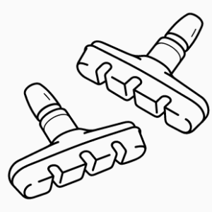 REMPLACEMENT PATINS OU PLAQUETTES DE FREIN (PAR ROUE)