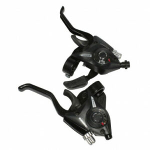 LEVIER/MANETTE VTT P2R 3x7V NOIR ALU POUR FREIN V-BRAKE  (PAIR)