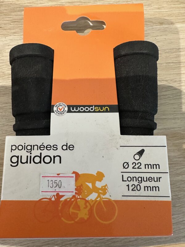 POIGNÉE MOUSSE 120MM NOIR